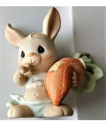 Somebunny Cares Easter Carrot Rabbit Precious Moments 1988 Members Only Figurine - £22.37 GBP