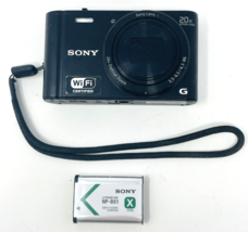 Sony Cybershot DSC WX300 Digital Camera w/ Battery PARTS REPAIR - £55.35 GBP
