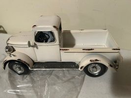 New Vintage style White Metal Truck- SALE image 6