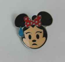 Disney Emojis Collection Worried Minnie Mouse Lapel Hat Pin - £3.49 GBP