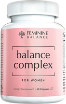 Balance Complex for Women Vaginal Health 60 Pills Feminine Balance Supplement - £44.14 GBP