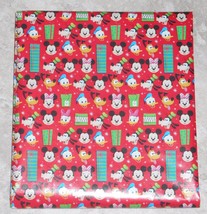American Greetings Disney Mickey Mouse Christmas Wrapping Paper 20 SQ FT Folded - £3.15 GBP