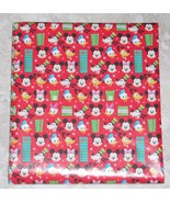 American Greetings Disney Mickey Mouse Christmas Wrapping Paper 20 SQ FT Folded - £3.19 GBP