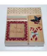 Set of 5 All Night Media Anna Griffin Christmas 47283 Rubber Stamps New ... - £23.14 GBP