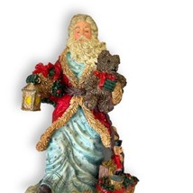 Santa Claus Jc Penny Holiday 5.25&quot; Tall Santa Claus Vtg Polyresin Figurine. - £7.06 GBP