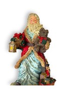 SANTA CLAUS JC PENNY HOLIDAY 5.25&quot; TALL SANTA CLAUS VTG POLYRESIN FIGURINE. - $9.00