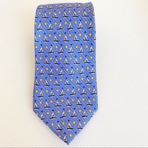 Tommy Hilfiger Mini Sailboat Print Silk Tie - $28.05