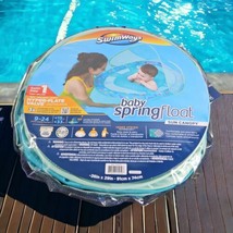 NEW BABY SwimWays Spring Float Toddler POOL Seat 9-24m ￼w/￼canopy Cloth  33 lbs - £13.95 GBP
