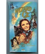 The Wizard of Oz VHS Tape 50th Anniversary Edition with Booklet  - £7.73 GBP