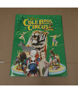 1989 Clyde Beatty Cole Bros Circus Show Schedule Advertisement Ephemera - £14.91 GBP