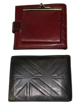 Lot of 6 Leather Wallets & Key Holders Mundi Ben Sherman Travel Princess Gardner image 4