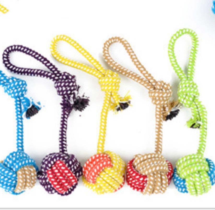 Hand - knitted dog - leash toys - $12.80
