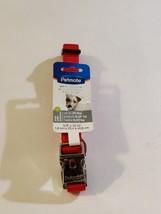Petmate Signature Deluxe Dog Collar 5/8&quot; X 10-16”heavy duty stitch (Red) - $8.89