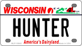 Hunter Wisconsin Novelty Mini Metal License Plate Tag - $14.95