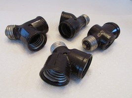 Vintage Electrics Brown Bakelite Bulb Light Socket Plug Adapters Snapit ... - $91.99 MXN
