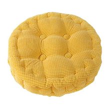 Thicken Soft Cushion Tatami Floor Cushion Office/Car Circle Pillow(Yellow) - $22.29