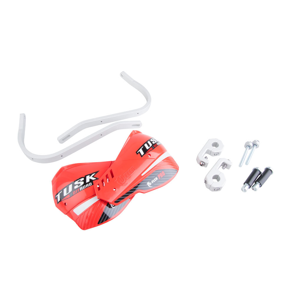 Tusk D-Flex Handguards With MX Shields Negro 1 1/8 Bar Mounts – Moto ASAP