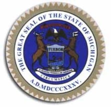 Michigan - 3.5&quot; State Seal - $56.31 MXN