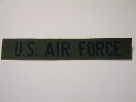 USAF BRANCH OF SERVICE NAME TAPE SUBDUED COLOR NEW - $2.97