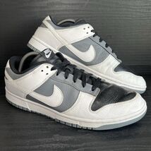 Nike By You Men’s Dunk Low Retro Sneaker Sz 11 Grey Black White Haze FNO... - $39.55