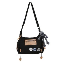 Fashion Clic Simple Messenger Bag Women&#39;s South Korea Chic Postman Bag Lady Stud - £145.96 GBP