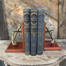 Vintage Pair of 2 SET Anchor Nautical Solid Brass Bookends Great City Tr... - £18.55 GBP