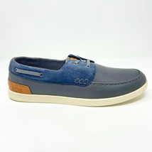Lacoste Arverne 6 SRM Leather Suede Grey Blue Mens Boat Loafers Casual S... - £54.88 GBP