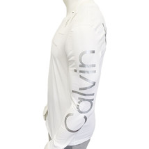 Nwt Calvin Klein Msrp $64.99 Men&#39;s White Crew Neck Long Sleeve T-SHIRT Size M L - £23.72 GBP