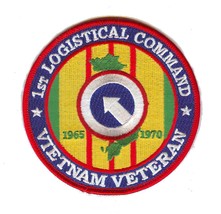 Army 1ST Logistical Command Vietnam Veteran 4&quot; Embroidered Military Patch - £23.17 GBP