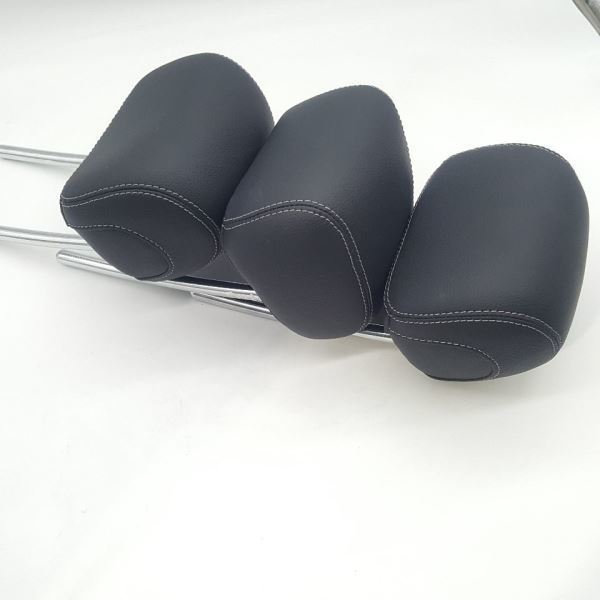 Black Leather Set Of Rear Headrests OEM 2017 Mercedes C300 Item image 5