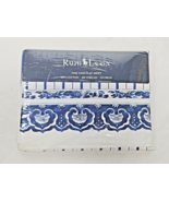 NOS Ralph Lauren Flat Sheet TWIN 200 THREAD Jonquil Blue FACTORY SEALED - €43,27 EUR