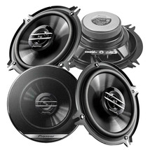 4x Pioneer TS-G1320F 2-Way 5.25&quot; Coaxial Speakers 500 Watts Max 4 ohms - £173.83 GBP