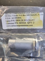 LEMO SWH.2S.303.CLLPV CONNECTOR PLUG 3 PIN 2S PUSH-PULL 2S.303-3 Low V N... - $48.51
