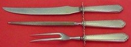 William and Mary by Lunt Sterling Silver Roast Carving Set 3pc HHWS - £205.45 GBP