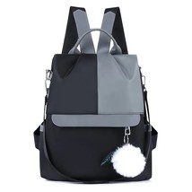 2021 Casual Ox Backpack Women Black Waterproof Nylon School Bags for Teenage Gir - £116.91 GBP