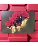 Christmas Bells With Red Flowers Hallmark Postcard Made In The USA Vintage - $12.27 CAD
