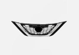 Grille Bumper Assembly For Nissan Sentra 2016-2018 Upper Black Chrome Ho... - $37.01 CAD