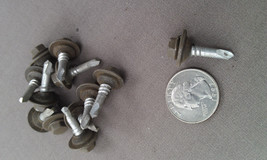 8NN63    3# OF SELF-DRILLING RUBBER GASKETED SCREWS, VERY GOOD CONDITION - £12.59 GBP