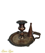 ANTIQUE 1790-1810 PAUL REVERE STYLE 18TH CENTURY BOSTON AREA CANDLESTICK... - $425.00