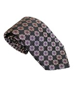 Hugo Boss Black Purple Flower Medallion Silk Tie - $56.10