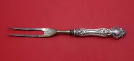 Violet by Wallace Sterling Silver Steak Carving Fork HHWS 8 1/2&quot; - $68.31
