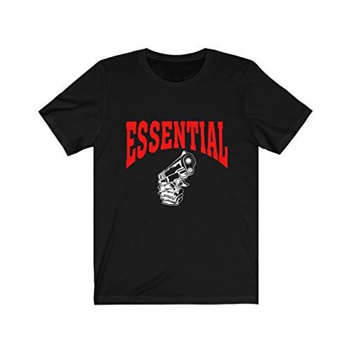Express Your Love Gifts Essential Gun Pointing Tshirt Black