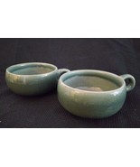 VTG Russel Wright American Modern Steubenville Dark Green Pre-1959 2 Mug... - $47.28 CAD