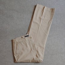 Talbots Heritage Dress Pants Womens Size 10 Beige Straight Leg Stretch - £18.98 GBP
