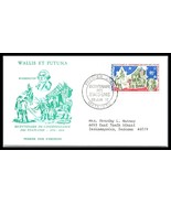 1976 WALLIS &amp; FUTUNA FDC Cover - USA Bicentennial, Mata - Utu C1  - £2.24 GBP