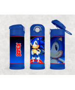 Personalized Sonic the Hedgehog 12oz Kids Stainless Steel Tumbler - £17.38 GBP