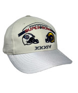 Super Bowl 34 Hat Cap TN Titans vs St Louis Rams Atlanta GA 2000 XXXIV N... - £15.52 GBP