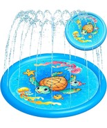 Splash Pad for Kids and Dogs, 67&quot; Extra Large Splash Pad for Toddlers 1-... - £21.59 GBP