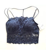 Tranquil &amp; True Womens Size 3X Lace Bralette Double Strap Padded Blue Bra - $20.69 CAD