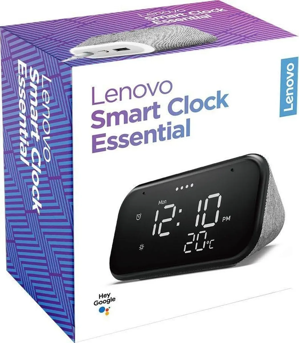 Lenovo Smart Clock Essential - Soft Touch Gray - £35.39 GBP